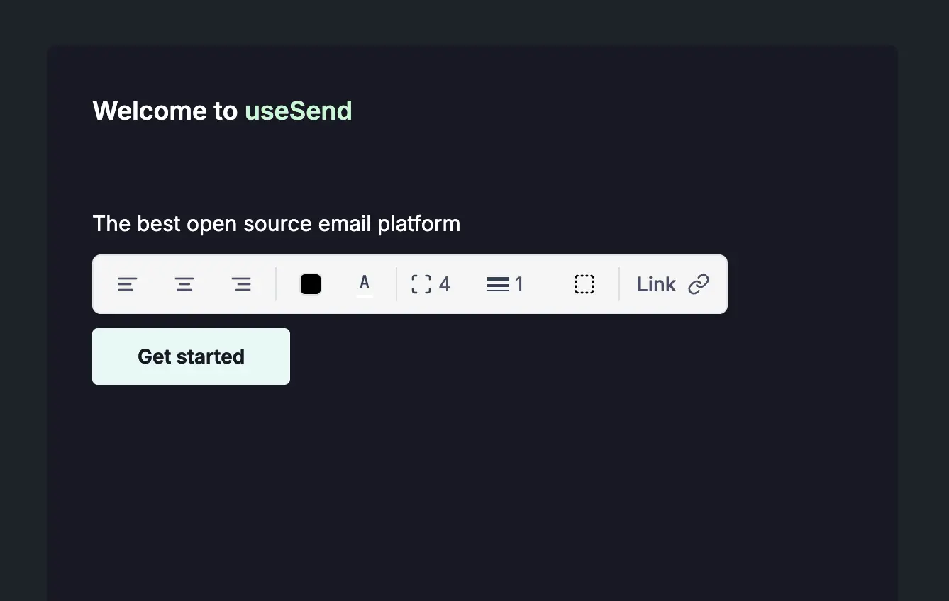 Marketing Email Editor